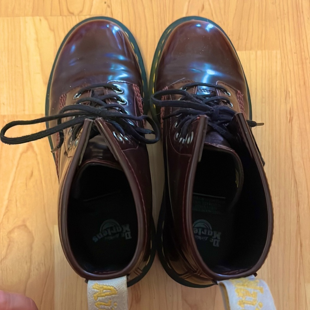 Size 8 Burgundy Dr. Marten Boots